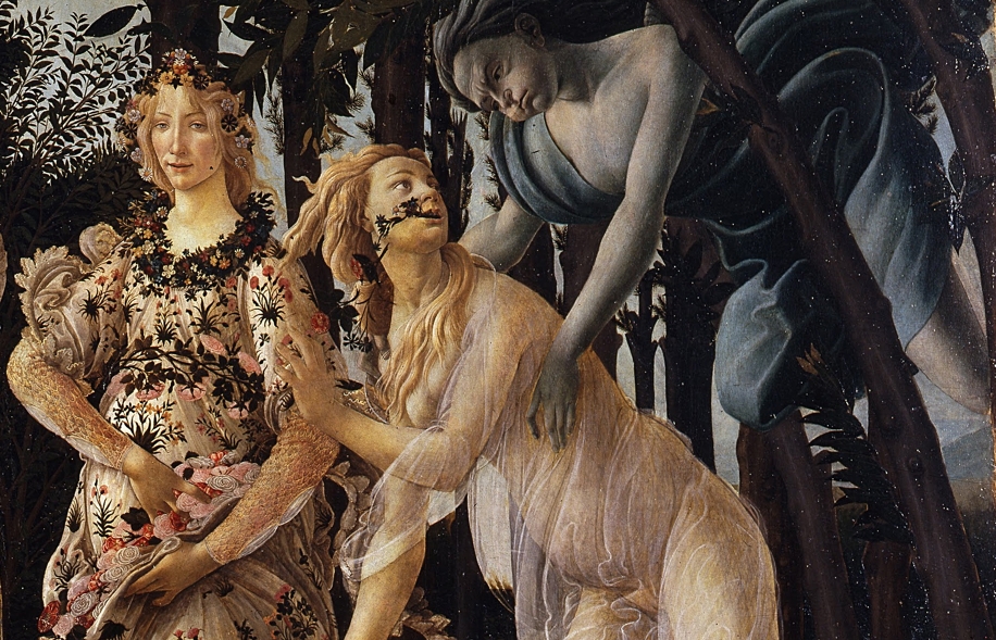 Piante e fiori nella <em>Primavera</em>  di Botticelli